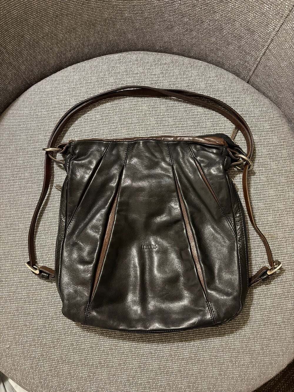 Joanel Canada Convertible Leather Shoulder Bag and Backpack